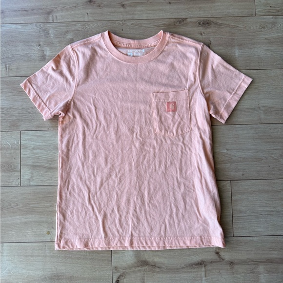 Carhartt Other - Carhartt Youth Peach Pocket T Shirt Relaxed Fit Soft Cotton Blend Workwear Tee